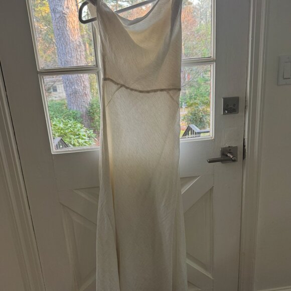 DISSH Dresses & Skirts - DISSH Cream Textured Slip Maxi Dress